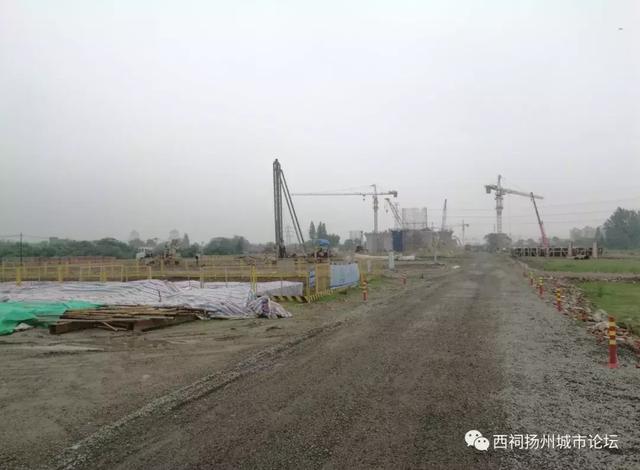 扬州人的高铁梦:航拍连淮扬镇铁路建设进度!