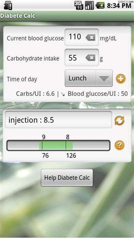 糖尿病计算器截图2