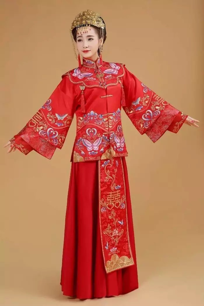 中式婚纱设计_中式婚纱设计图手稿