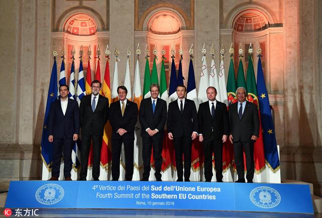 回顾:马克龙在意大利出席欧洲7国会议 抬头向