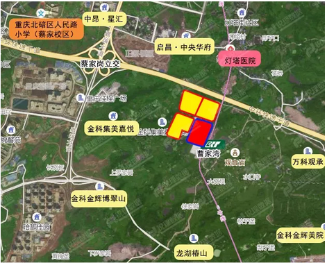 【土拍预告】今日主城供应两宗商住用地 蔡家、鱼洞地块上线