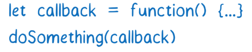 Defining a callback and passing it into a function