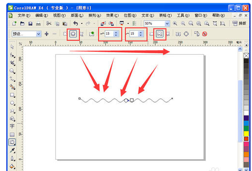 core最简便画波浪线的方法是什么?_360问答