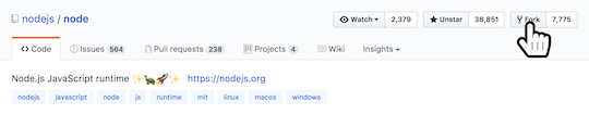Contributing to the Node.js Core - Fork
