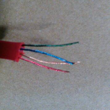 耳机线红黄蓝绿,不是通话耳机,这四根线怎么接