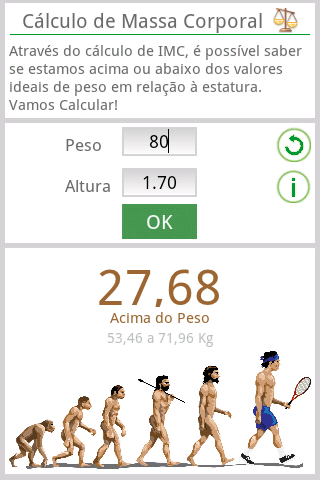 Meu Peso Ideal - Cálculo IMC截图4