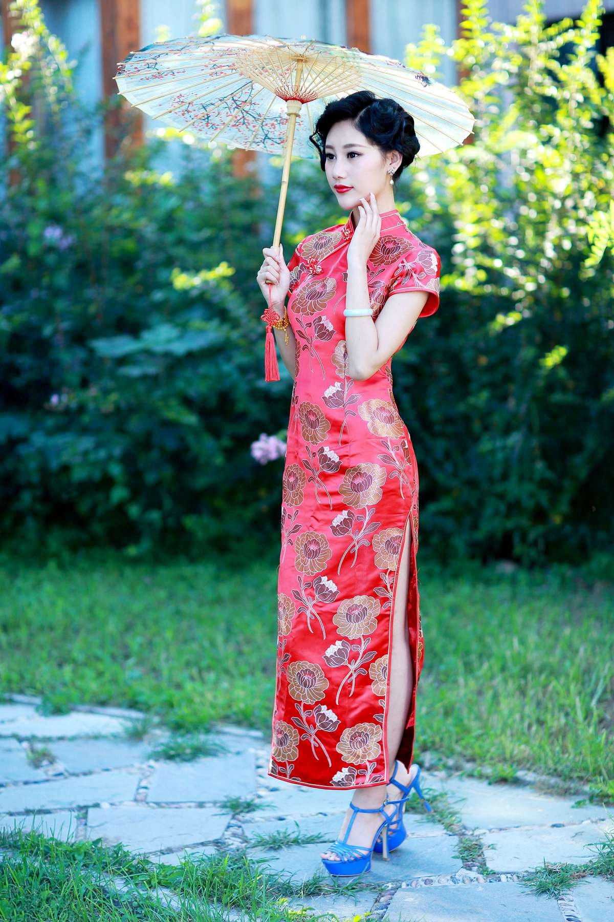 美女旗袍中国风(18)