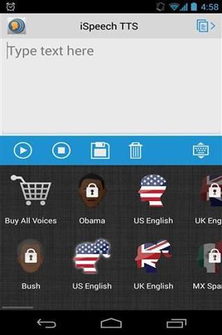 语音文字转换语音 iSpeech Text To Speech截图4
