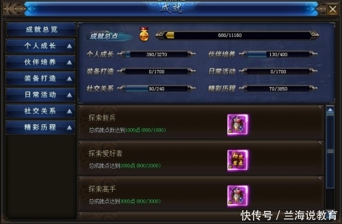 《杯莫停》成就系统介绍