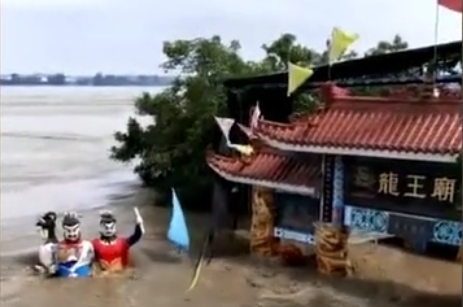 歇后语成真!四川南充连续强降雨大水冲了龙王庙