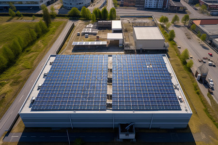 厂房屋顶光伏安装图片 结构框架施工 第1张 厂房屋顶光伏安装图片 结构框架施工 第1张