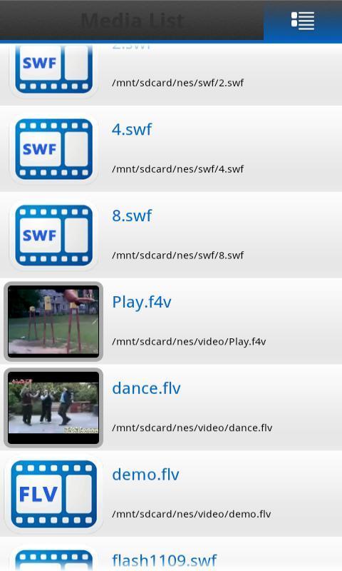 Mp4 Flv Mp3 Wav Media Player截图1