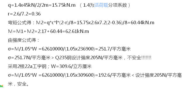 工字鋼梁的強度計算公式 鋼結(jié)構(gòu)跳臺設(shè)計 第1張