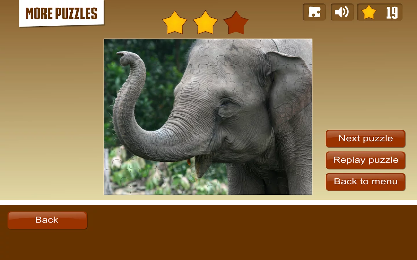 Elephant Jigsaw Puzzle截图4