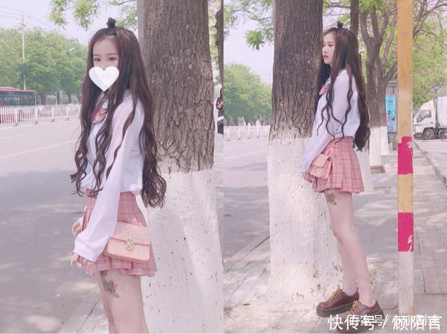 快手红人杨清柠大秀纹身,自称看了绝对沦陷,网