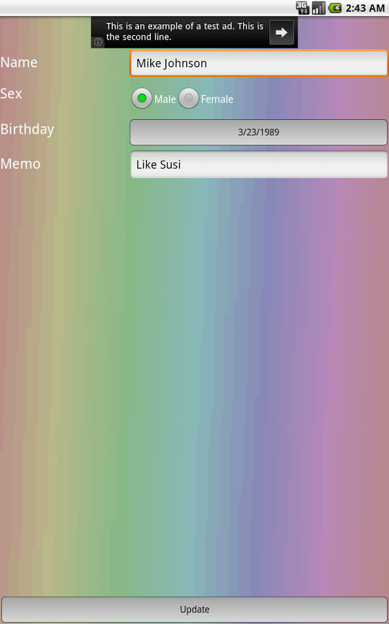 BIrthday Management截图2