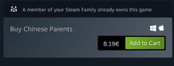 Steam商店页更新！家庭库已拥有游戏会标注提示