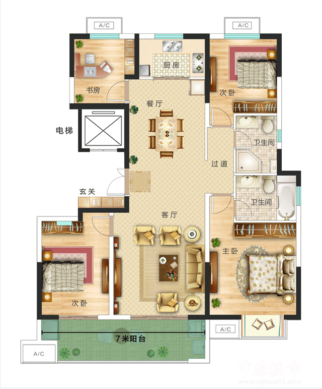 也许只有这个项目才称得上二七新区王牌户型