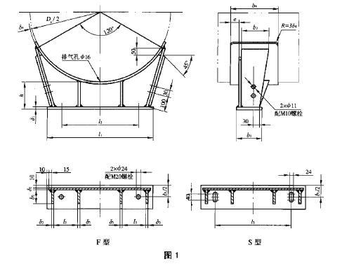 巩义五岳减震 鞍式支座是化工设备用支座的一种,广泛用于卧式容器