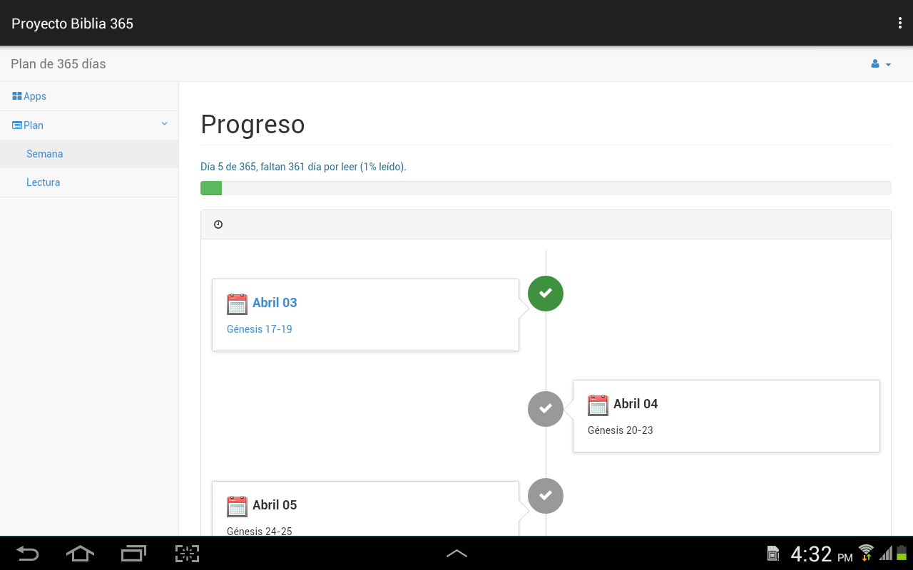 Proyecto biblia 365截图2
