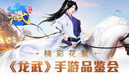 《龙武》手游品鉴会精彩花絮 玩家研发现场PK
