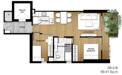 曼谷暹罗豪庭,市中心的立体森林