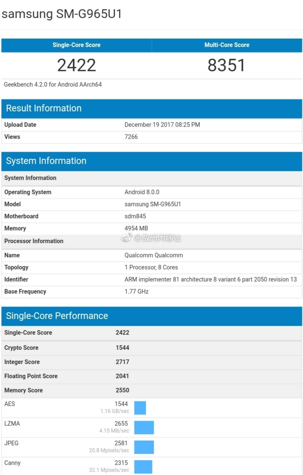 索尼全面屏真旗舰Xperia XZ2现身安兔兔,跑分