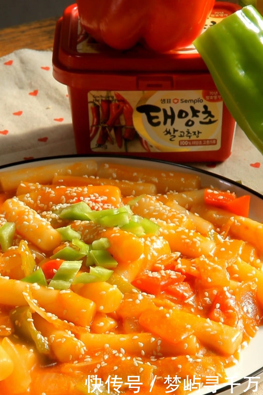 韩式芝士炒年糕的做法,在家也能享受到不一样