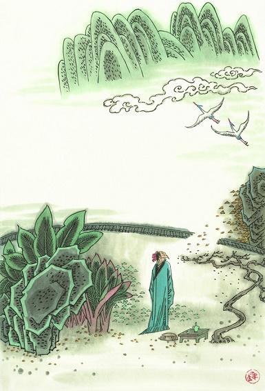 王维山水诗的代表作,清新明净,如同一幅淡雅的