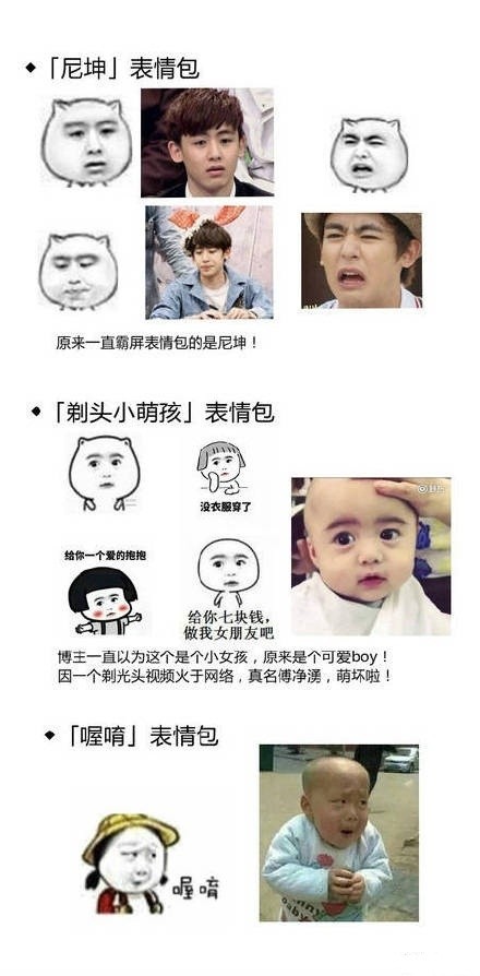 名词解释:表情包 表情包是在社交软件活跃之后,形成的