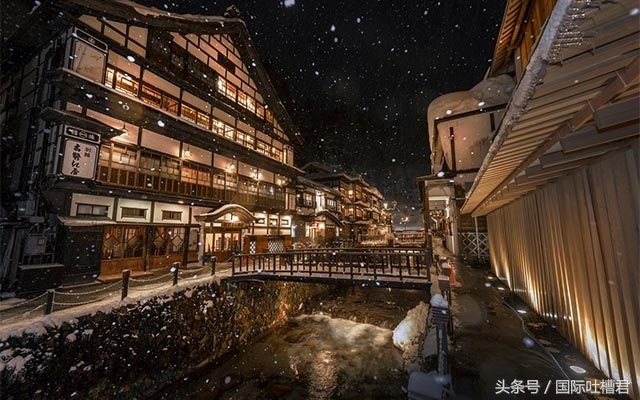 日本山形县银山温泉,《千与千寻》中神隐之地