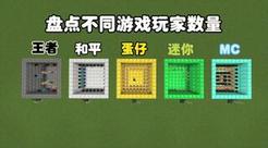 我的世界：盘点不同游戏玩家数量