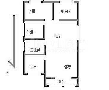 地铁口附近 明鸿春晓电梯洋房90.3平130万 得房率高