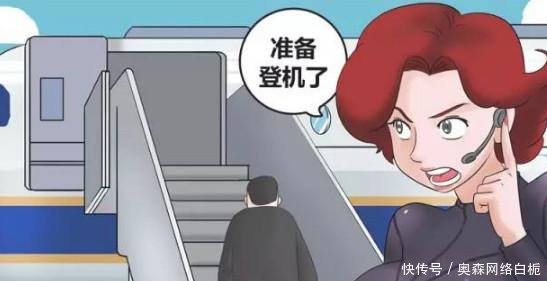 搞笑漫画坐飞机很危险
