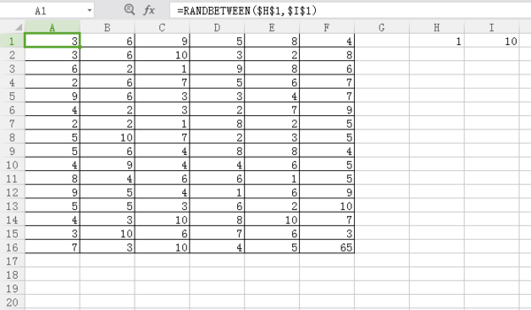 在Excel表中,总和等于576随机生成96项数据,公