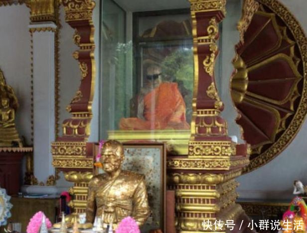泰国高僧死后被人朝拜,身体不会腐烂,奇特的是头上还长出了头发
