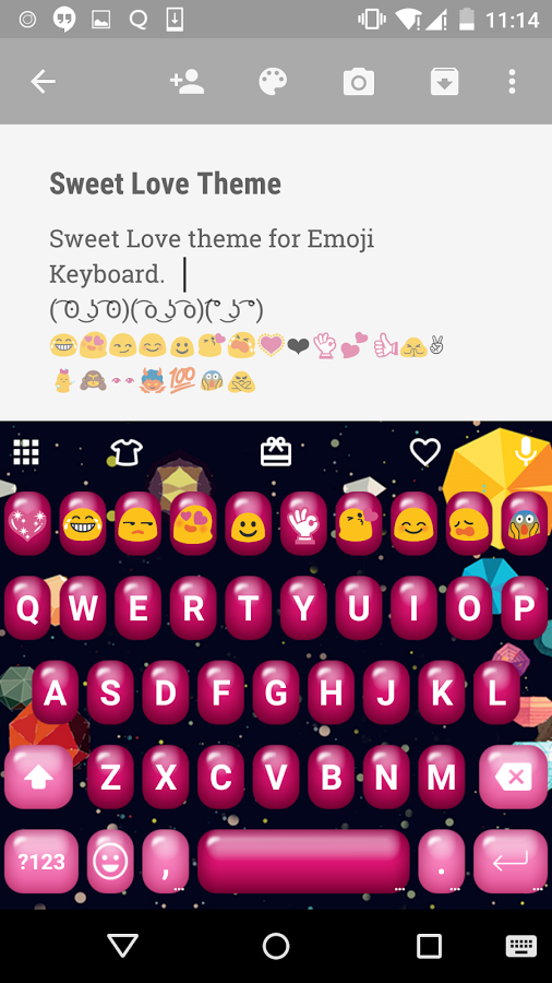 emoji keyboard -cute,emoticons