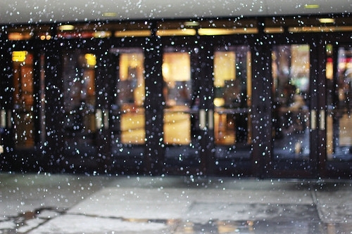 下雪夜 迷蒙天 意境下雪之夜晚图片