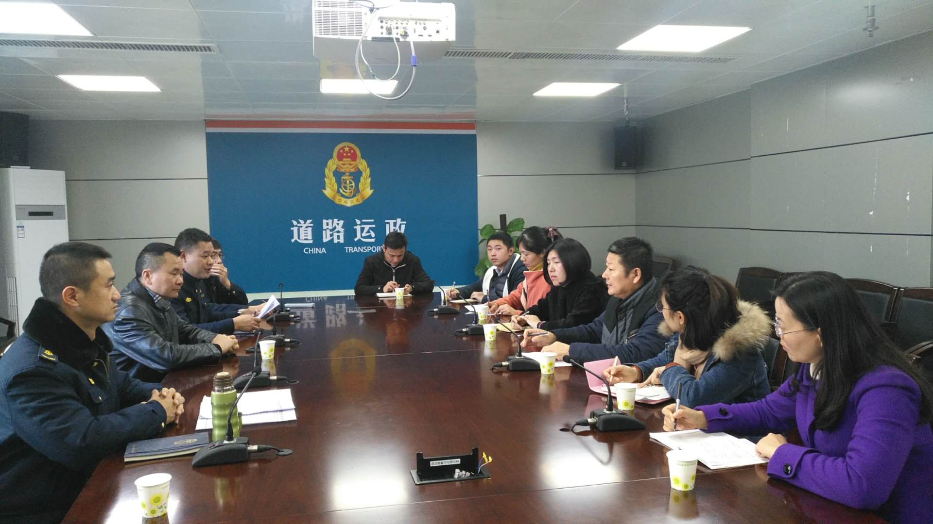 江门市交通运输局综合执法分局来穗调研治超非