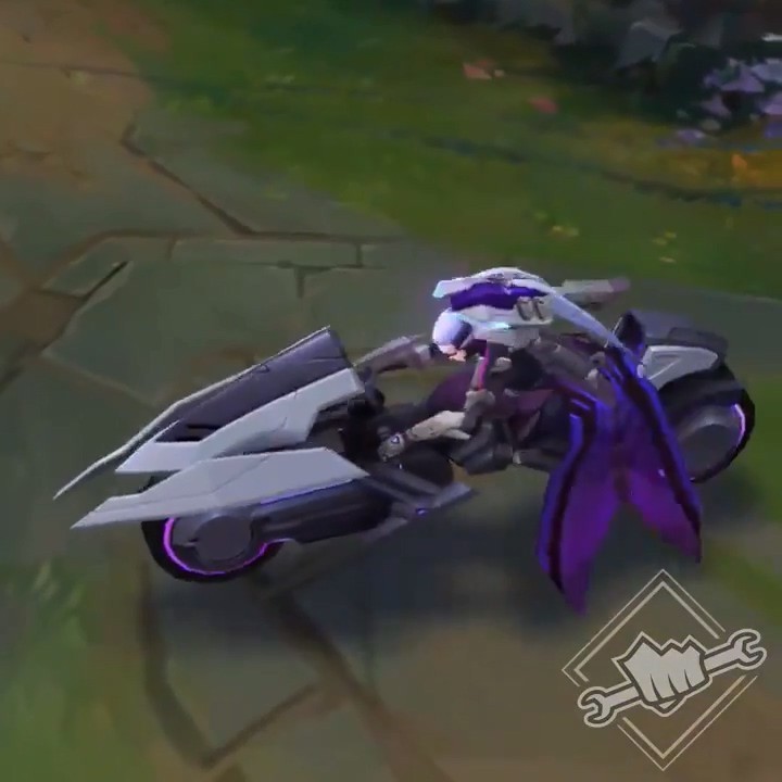 《英雄联盟》蔚、烬、VN源计划皮肤 VN能骑摩托车大漂移