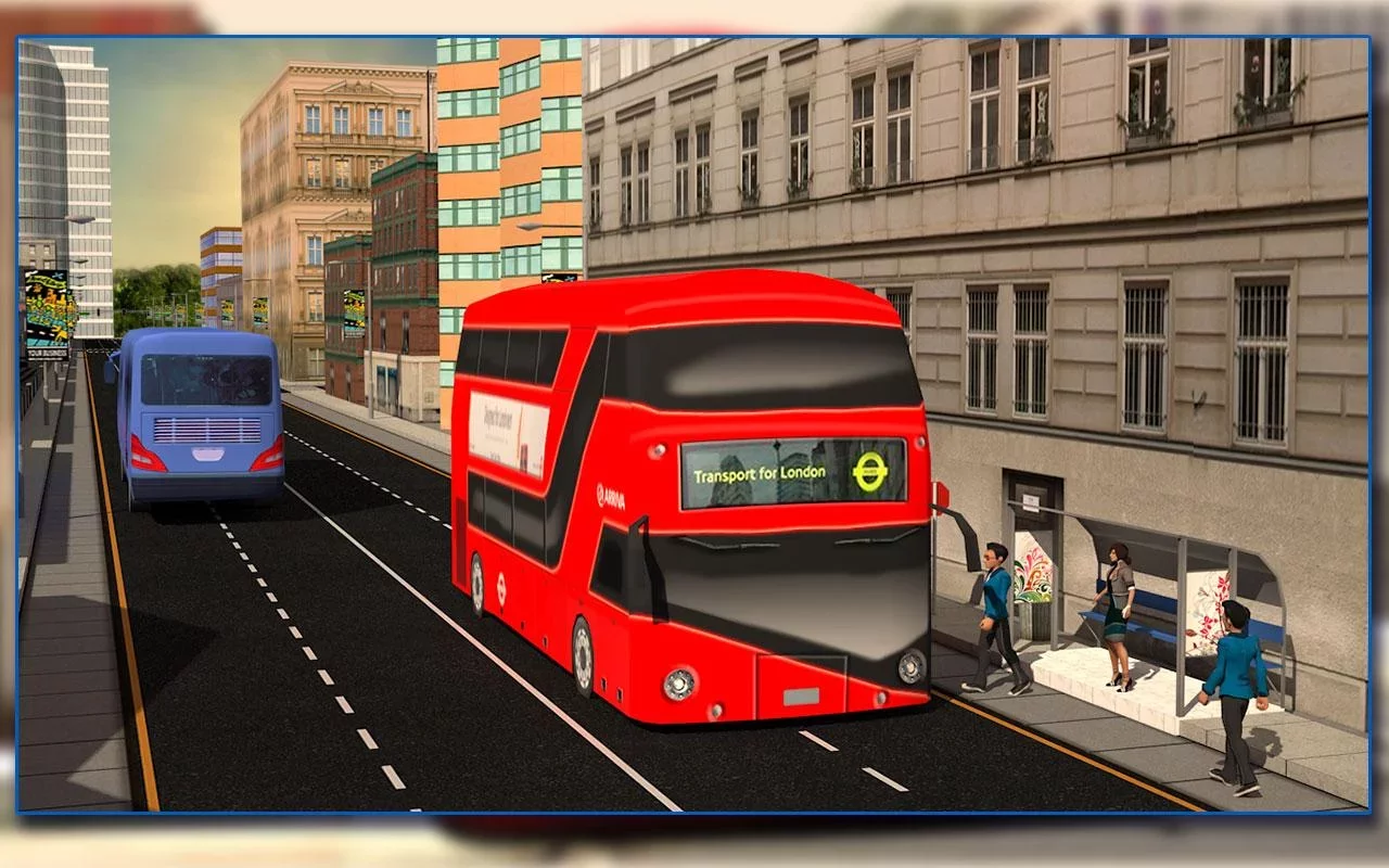 城市公交车司机3D模拟器截图1