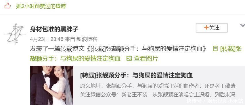 张靓颖否认点赞,粉丝怀疑是少城时代作妖,但冯