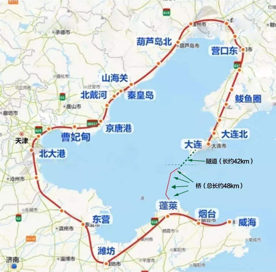 近段时间山东省环渤海高铁得到了批准,目前还在建设过程中,它的运营