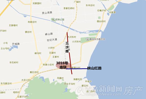 西海岸中央活力区|香江路商圈两宗商住地块上市