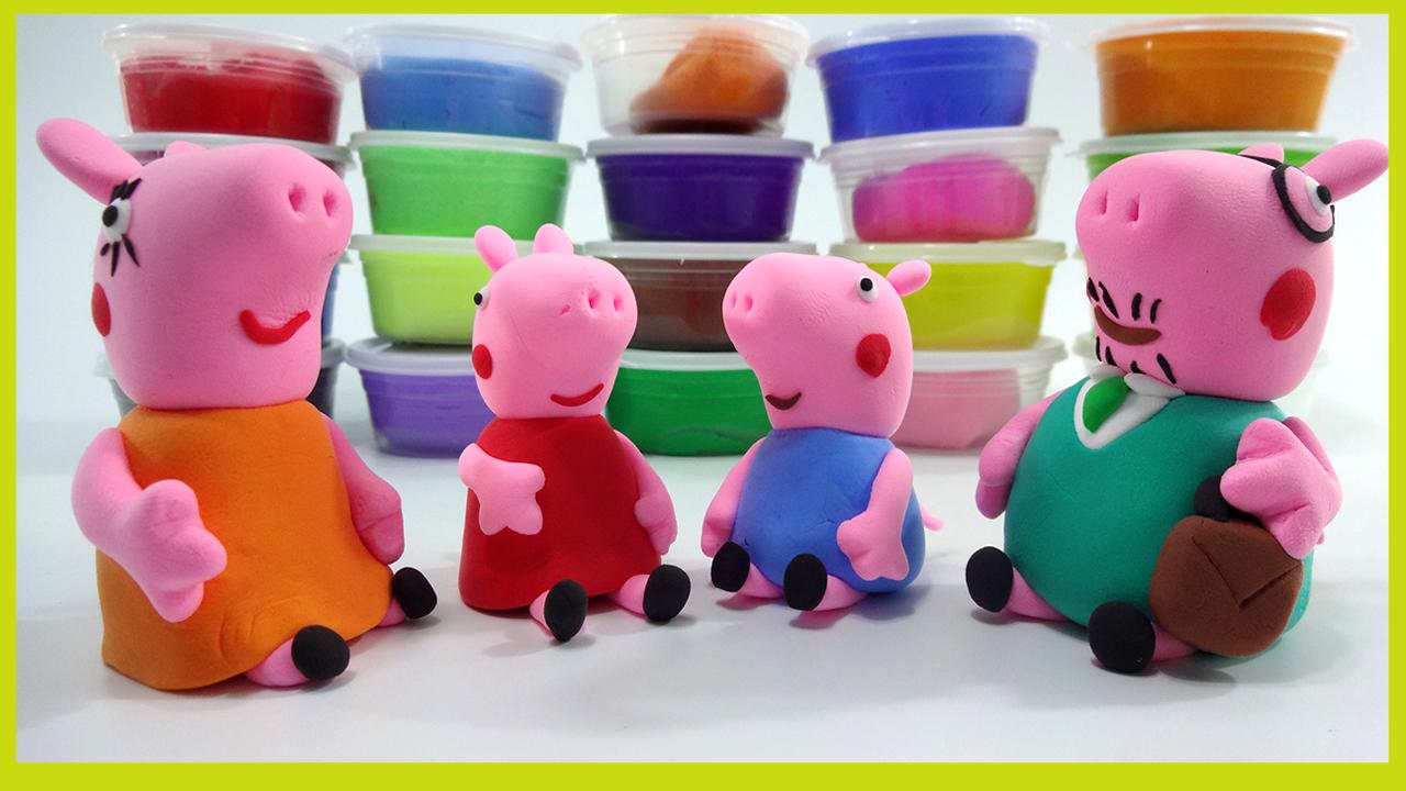 小猪佩奇|妈妈猪的冰棍店|迪斯尼培乐多橡皮泥