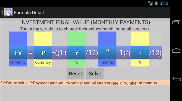 Finance Formulas截图10