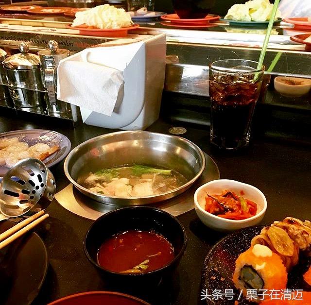 清迈旅游maya商场四楼日式自助火锅80元一位