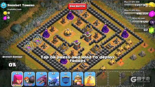 部落冲突果子露塔 部落冲突单人模式最后一关