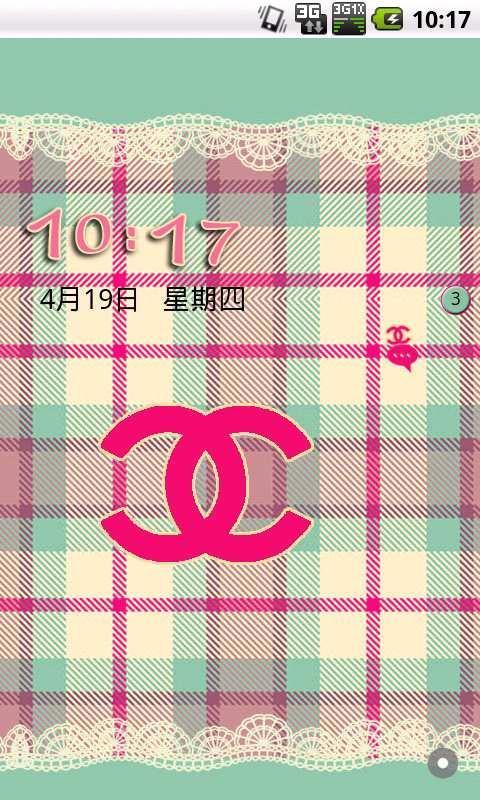 安卓桌面主题--格子香奈儿_360手机助手