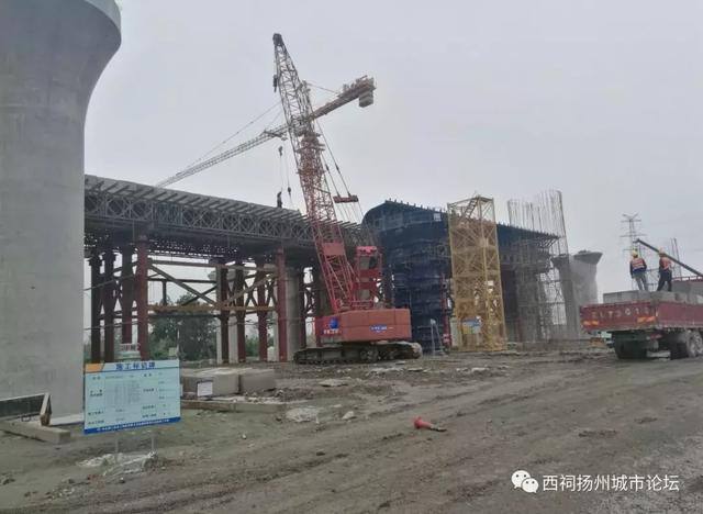 扬州人的高铁梦:航拍连淮扬镇铁路建设进度!